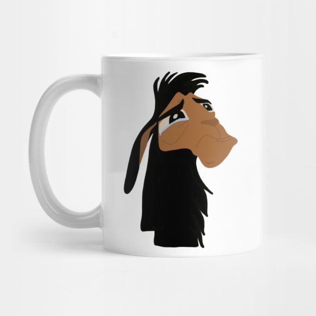 Crying Kuzco Llama by MelissaJoyCreative